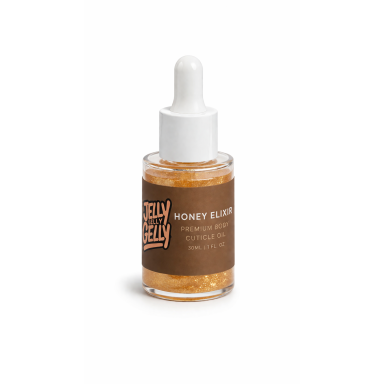 Jelly Gelly prabangus Honey Elixir Premium Body & Cuticle Oil 30 ml su blizgučiais