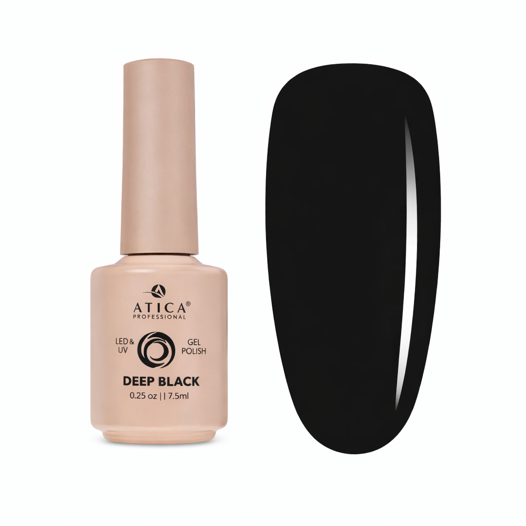 Atica gelinis lakas DEEP BLACK, 7,5 ml