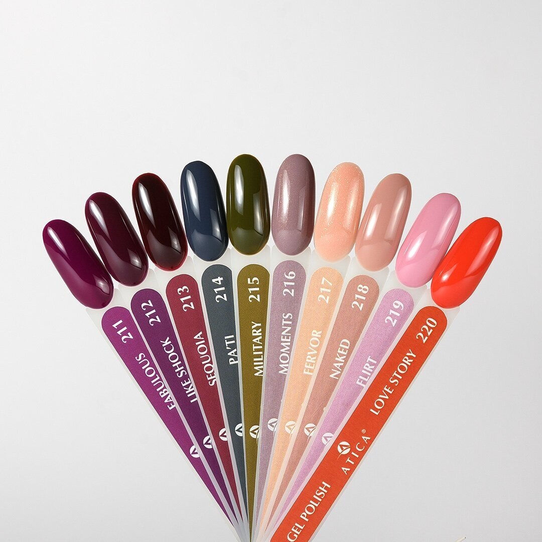Atica gelinis lakas LOVE STORY, 7,5 ml 1 Atica gelinis lakas LOVE STORY, 7,5 ml 1