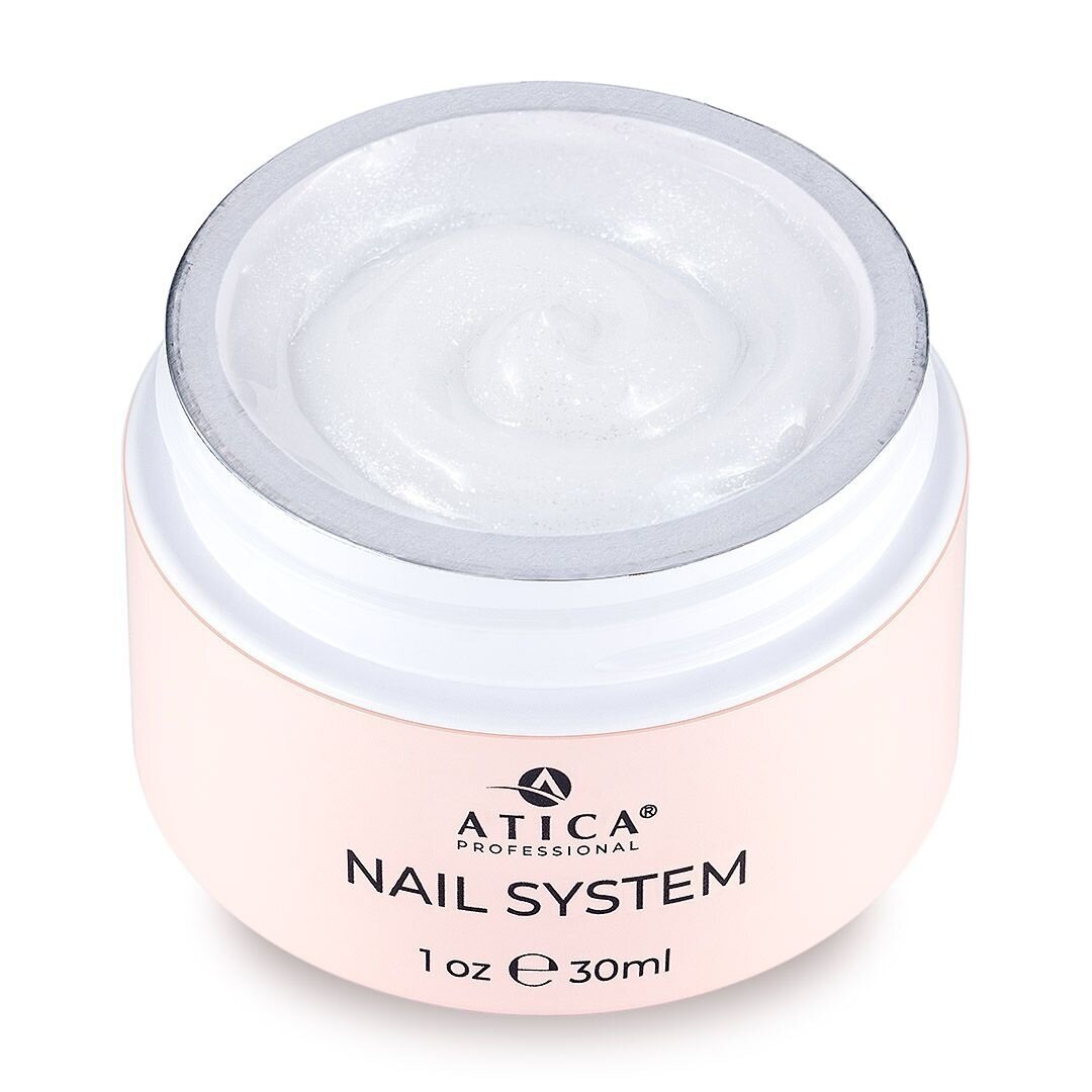 ATICA modeliavimo gelis Builder Gel eXel 22 Sparkle Ice 15 ml