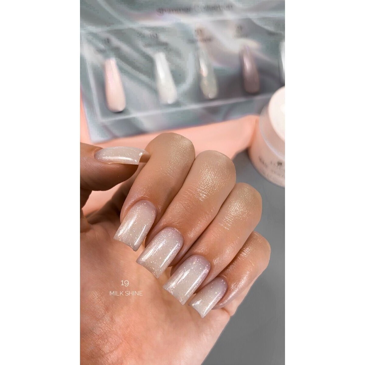 ATICA modeliavimo gelis Builder Gel eXel 19 Milk Shine Shimmer 30 ml 1 ATICA modeliavimo gelis Builder Gel eXel 19 Milk Shine Shimmer 30 ml 1