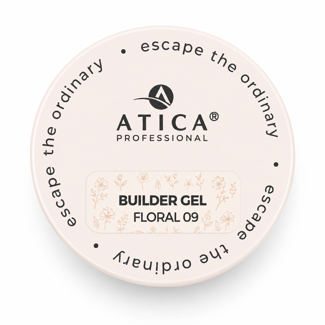 ATICA Builder Gel Floral 09, 15 ml