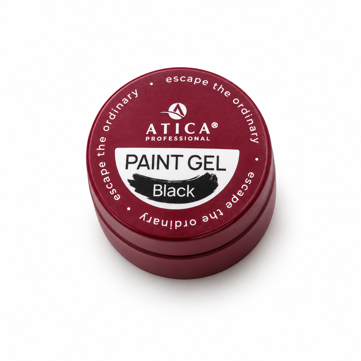 Atica juodas piešimo gelis 5 ml Atica juodas piešimo gelis 5 ml