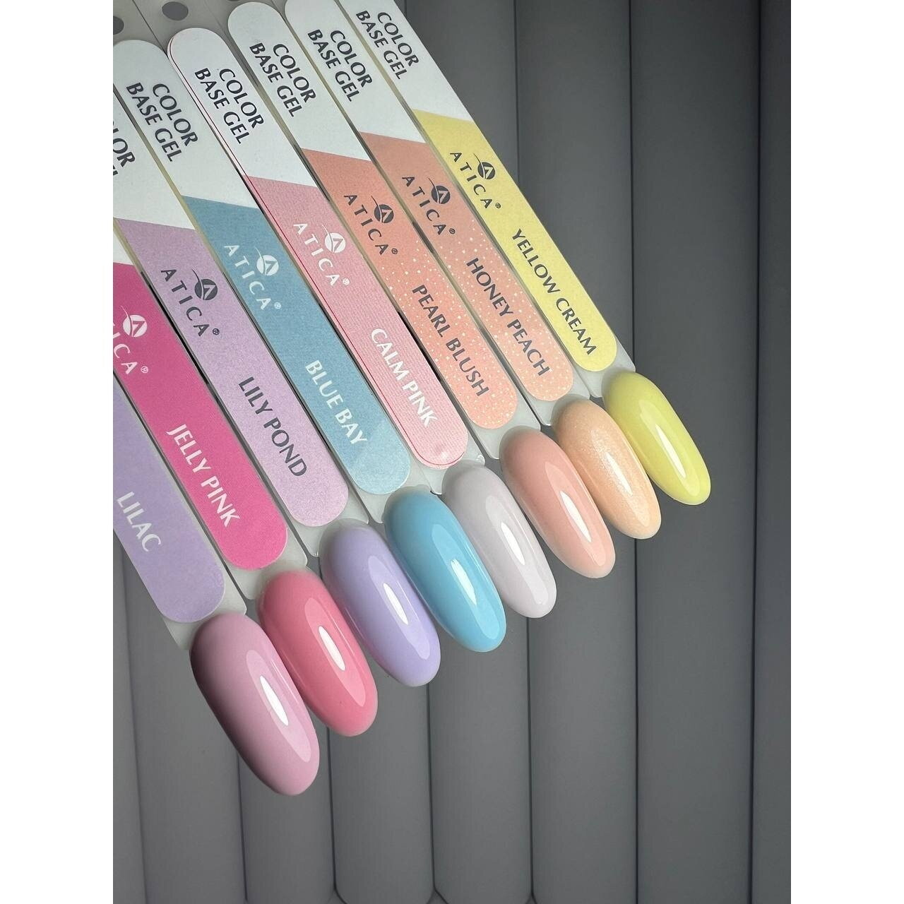 ATICA spalvota bazė geliniam lakavimui Lilac, 13 ml 1 ATICA spalvota bazė geliniam lakavimui Lilac, 13 ml 1