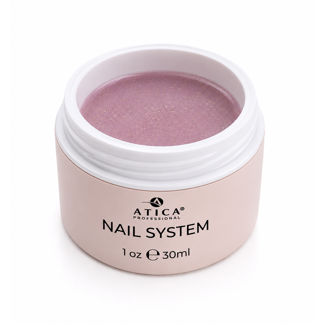 ATICA modeliavimo gelis Builder Gel eXel 35 Glow Baby 30 ml