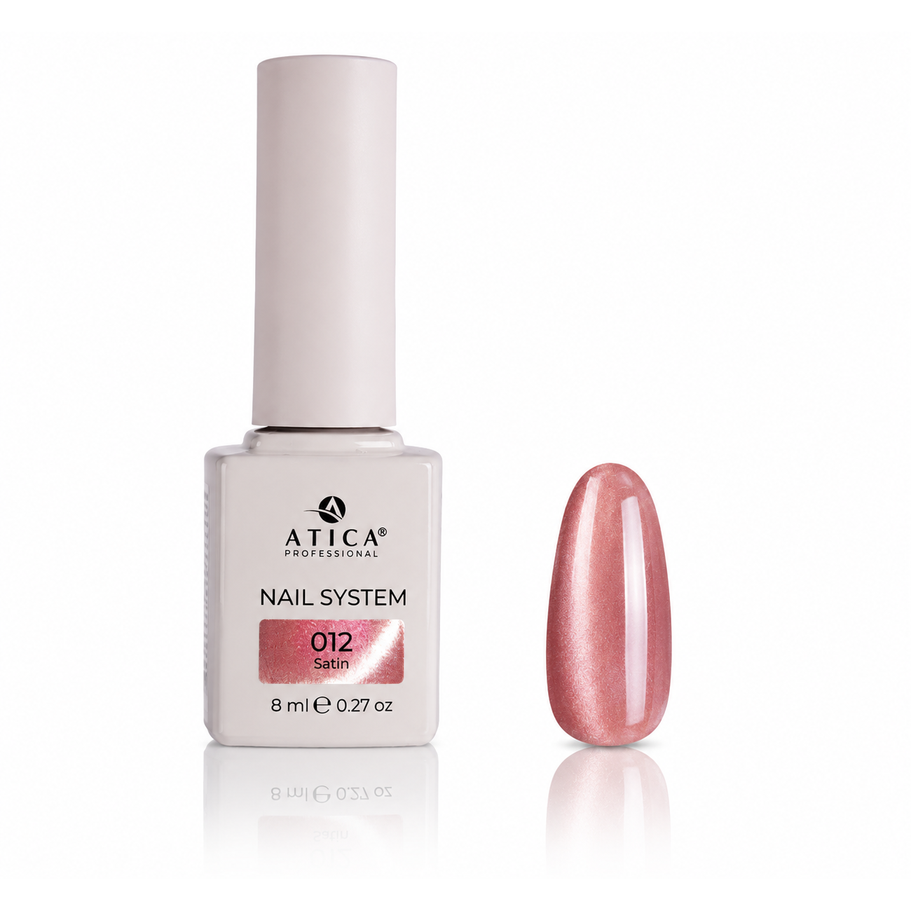 Atica SC12 Satin Cat’s Eye – magnetinis gelinis lakas, 8 ml
