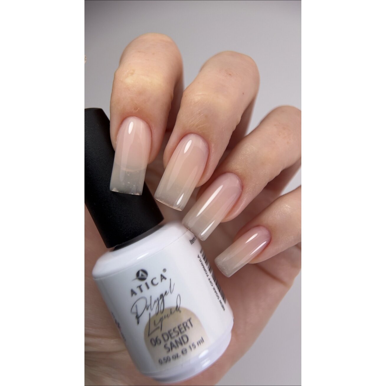 Atica skystas poligelis DESERT SAND 06, 15ml 1