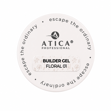 ATICA Builder Gel Floral 01, 15 ml