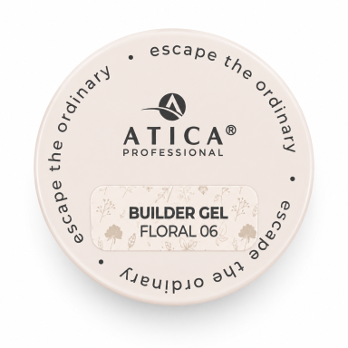 ATICA Builder Gel Floral 06, 15 ml