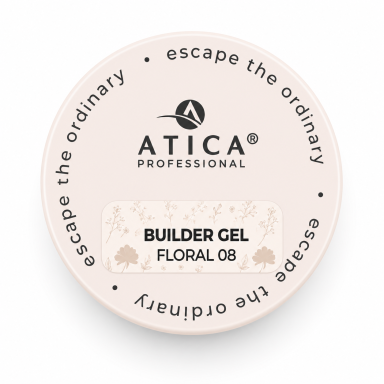 ATICA Builder Gel Floral 08, 15 ml