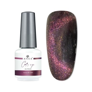 Atica Cat Eye 01 – magnetinis gelinis lakas, 8ml