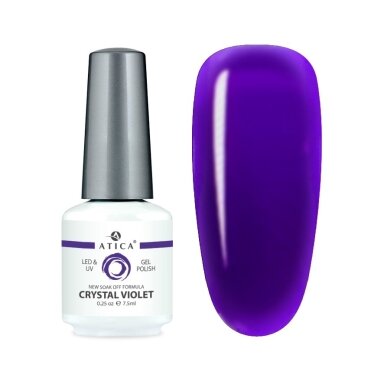 Atica gelinis lakas CRYSTAL VIOLET, 7,5 ml