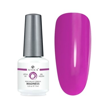 Atica gelinis lakas MADNESS, 7,5 ml