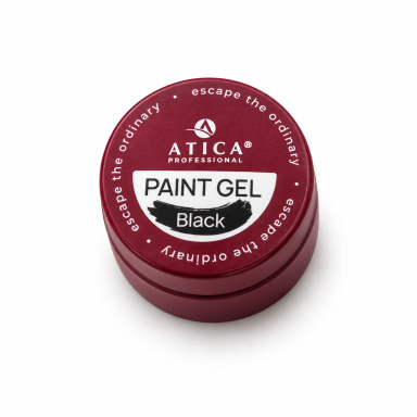 Atica juodas piešimo gelis 5 ml
