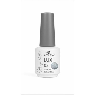 Atica LC02 Lux Collection „Cat’s Eye“ – magnetinis gelinis lakas, 8 ml