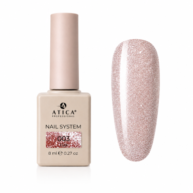 Atica LC03 Lux Collection „Cat’s Eye“ – magnetinis gelinis lakas, 8 ml