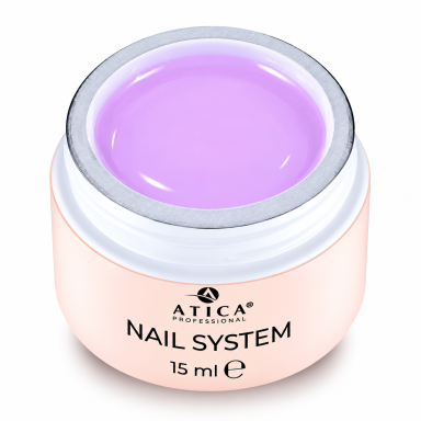ATICA modeliavimo gelis Builder Gel eXel 17 Pastel Pink 15 ml