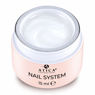 ATICA modeliavimo gelis Builder Gel eXel 18 Opal Pink Pearl 15 ml