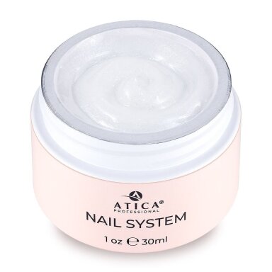 ATICA modeliavimo gelis Builder Gel eXel 22 Sparkle Ice 15 ml