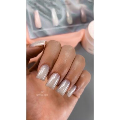 ATICA modeliavimo gelis Builder Gel eXel 22 Sparkle Ice 15 ml