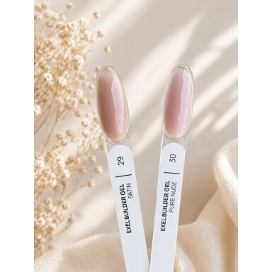ATICA modeliavimo gelis Builder Gel eXel 30 Pure Nude 15 ml