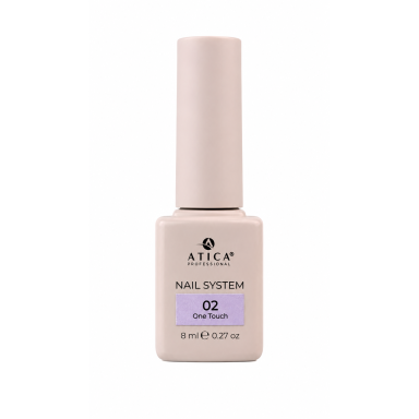ATICA One Touch 02 gelinis lakas – šviesi alyvinė, 8 ml