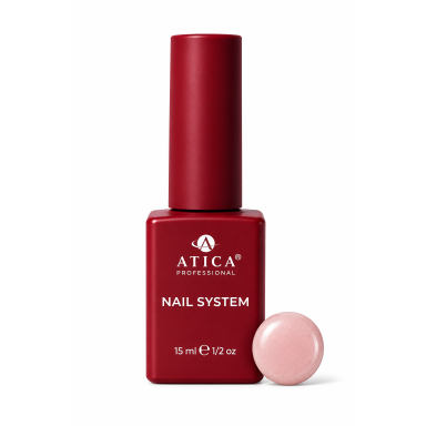 ATICA Base Pastel Rose, 15ml (elastinga kaučiukinė bazė)