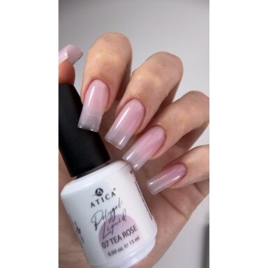 Atica skystas poligelis TEA ROSE 07, 15ml Atica skystas poligelis TEA ROSE 07, 15ml