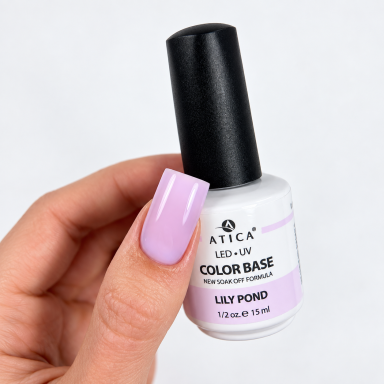 ATICA spalvota bazė geliniam lakavimui Lily Pond, 13 ml