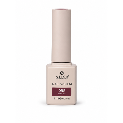 Atica gelinis lakas BEET RED, 7,5 ml