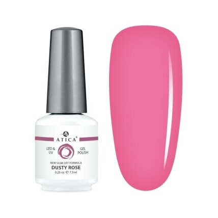 Atica gelinis lakas DUSTY ROSE, 7,5 ml Atica gelinis lakas DUSTY ROSE, 7,5 ml