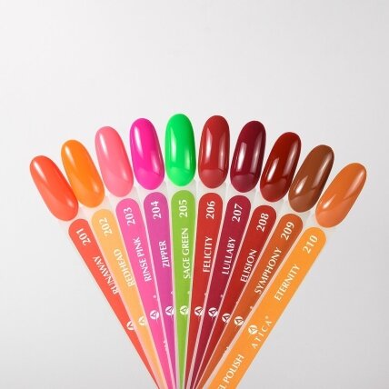 Atica gelinis lakas FELICITY, 7,5 ml 1 Atica gelinis lakas FELICITY, 7,5 ml 1