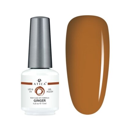 Atica gelinis lakas GINGER, 7,5 ml