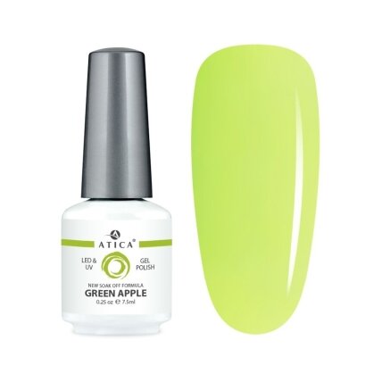 Atica gelinis lakas GREEN APPLE, 7,5 ml