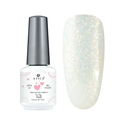 Atica gelinis lakas VEIL, 7,5 ml Atica gelinis lakas VEIL, 7,5 ml