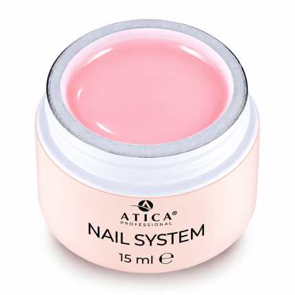 ATICA modeliavimo gelis Builder Gel eXel 15 Pastel Peach 15 ml ATICA modeliavimo gelis Builder Gel eXel 15 Pastel Peach 15 ml