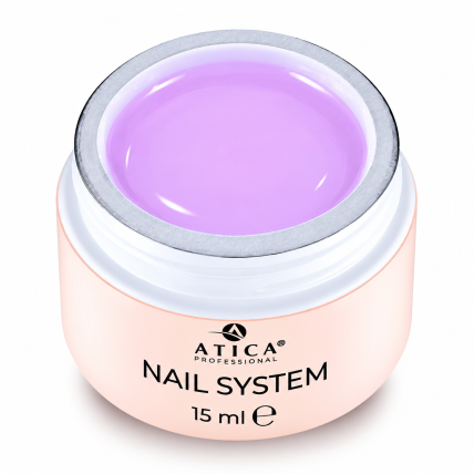 ATICA modeliavimo gelis Builder Gel eXel 17 Pastel Pink 15 ml ATICA modeliavimo gelis Builder Gel eXel 17 Pastel Pink 15 ml