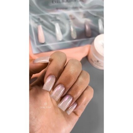 ATICA modeliavimo gelis Builder Gel eXel 18 Opal Pink Pearl 30 ml 1
