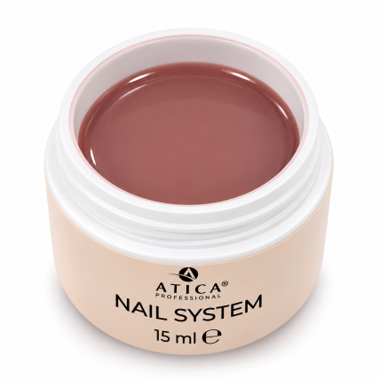 ATICA modeliavimo gelis Builder Gel eXel 27 Brownie 15 ml ATICA modeliavimo gelis Builder Gel eXel 27 Brownie 15 ml