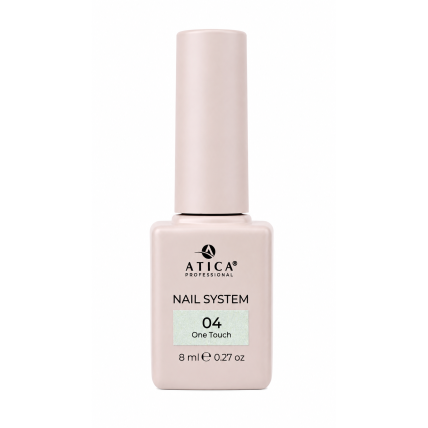 ATICA One Touch 04 – šviesiai mėtinės spalvos gelinis lakas, 8 ml ATICA One Touch 04 – šviesiai mėtinės spalvos gelinis lakas, 8 ml