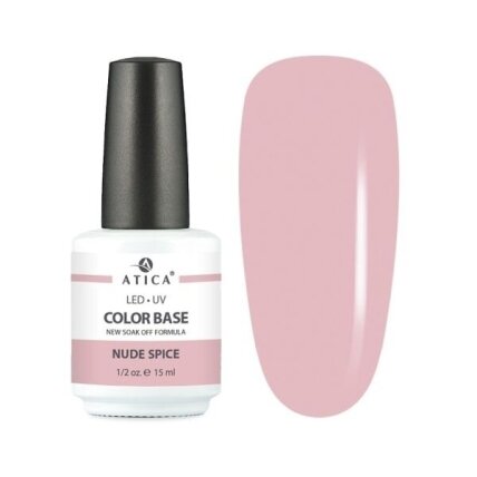 ATICA Rubber Nude Spice 15 ml, (elastinga kaučiukinė bazė)