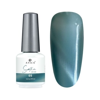 Atica Satin Cats Eye gelinis lakas Nr.05, 8 ml Atica Satin Cats Eye gelinis lakas Nr.05, 8 ml