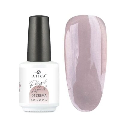 Atica skystas poligelis CREMA 04, 15ml Atica skystas poligelis CREMA 04, 15ml