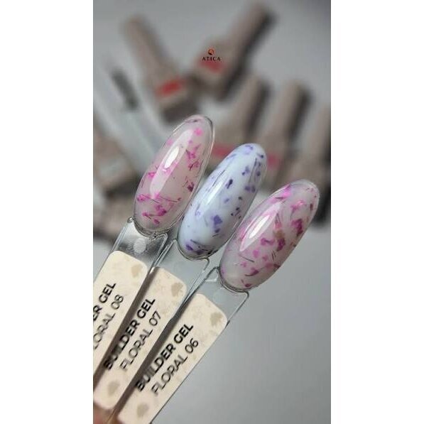 ATICA Builder Gel Floral 08, 15 ml 2