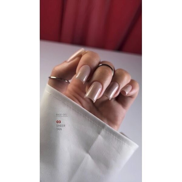 ATICA Cover Base Gel 03 Sheer Tan 15 ml 1