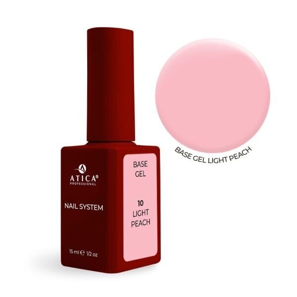 ATICA Cover Base Gel 10 Light Peach 15 ml