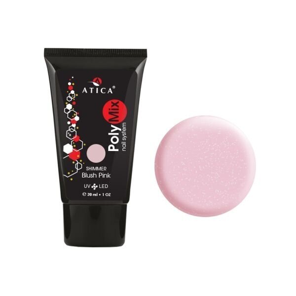 ATICA PolyMix poligelis BLUSH PINK SHIMMER - 30 ml ATICA PolyMix poligelis BLUSH PINK SHIMMER - 30 ml