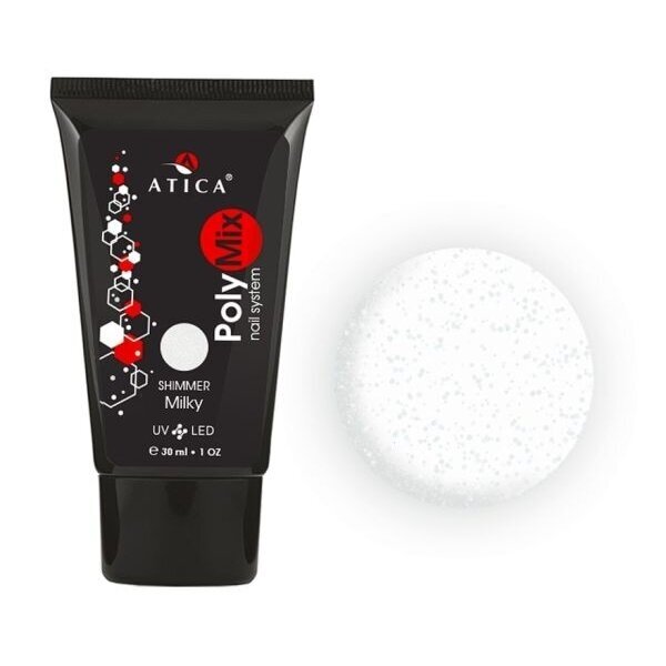 ATICA PolyMix poligelis MILKY SHIMMER - 30 ml ATICA PolyMix poligelis MILKY SHIMMER - 30 ml