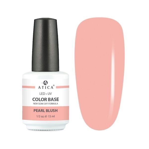 ATICA Rubber Pearl Blush15 ml, (elastinga kaučiukinė bazė)