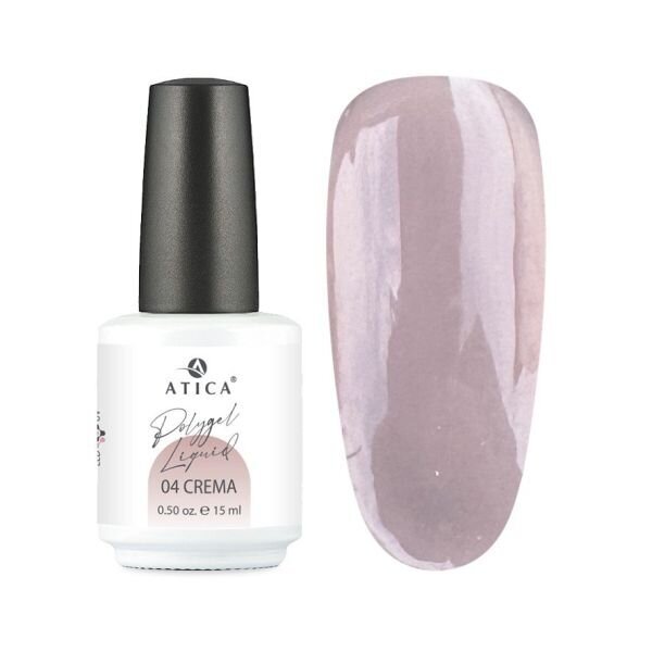 Atica skystas poligelis CREMA 04, 15ml Atica skystas poligelis CREMA 04, 15ml